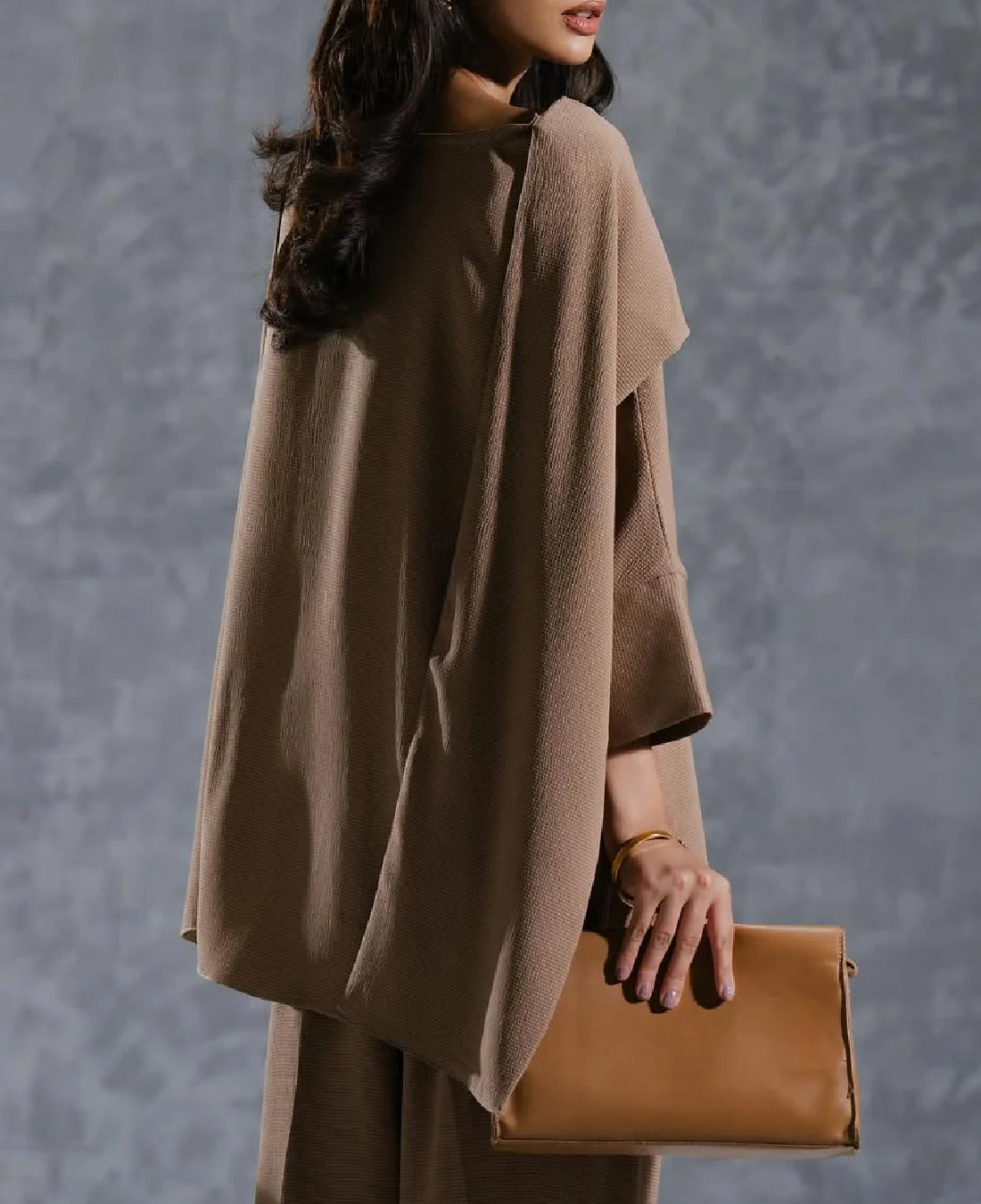 Magic - Brown Georgette 2-Piece Cord Set - Image 3