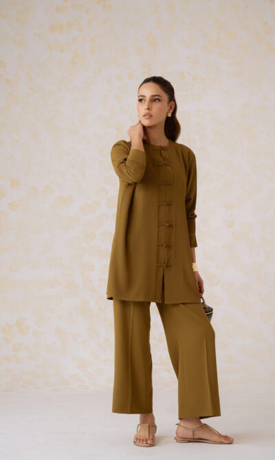 Mist - Copper Warm Georgette 2-Piece Cord Set