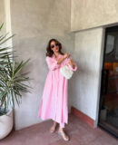 Mystique - Pink Soft Georgette 2-Piece Suit
