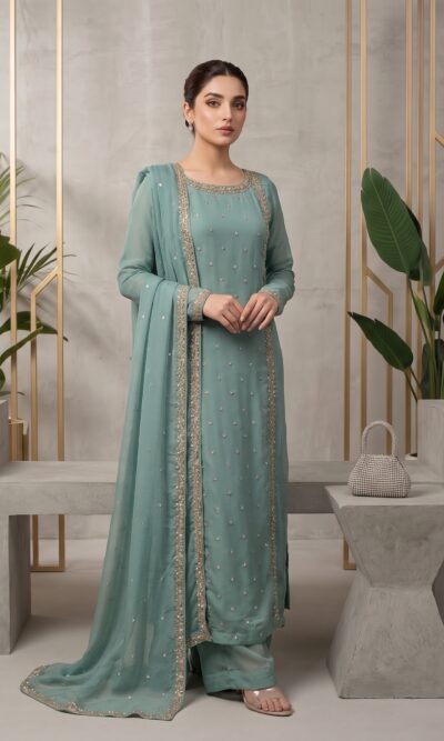Ronaq - Floral Green Ada Work 3-Piece Suit